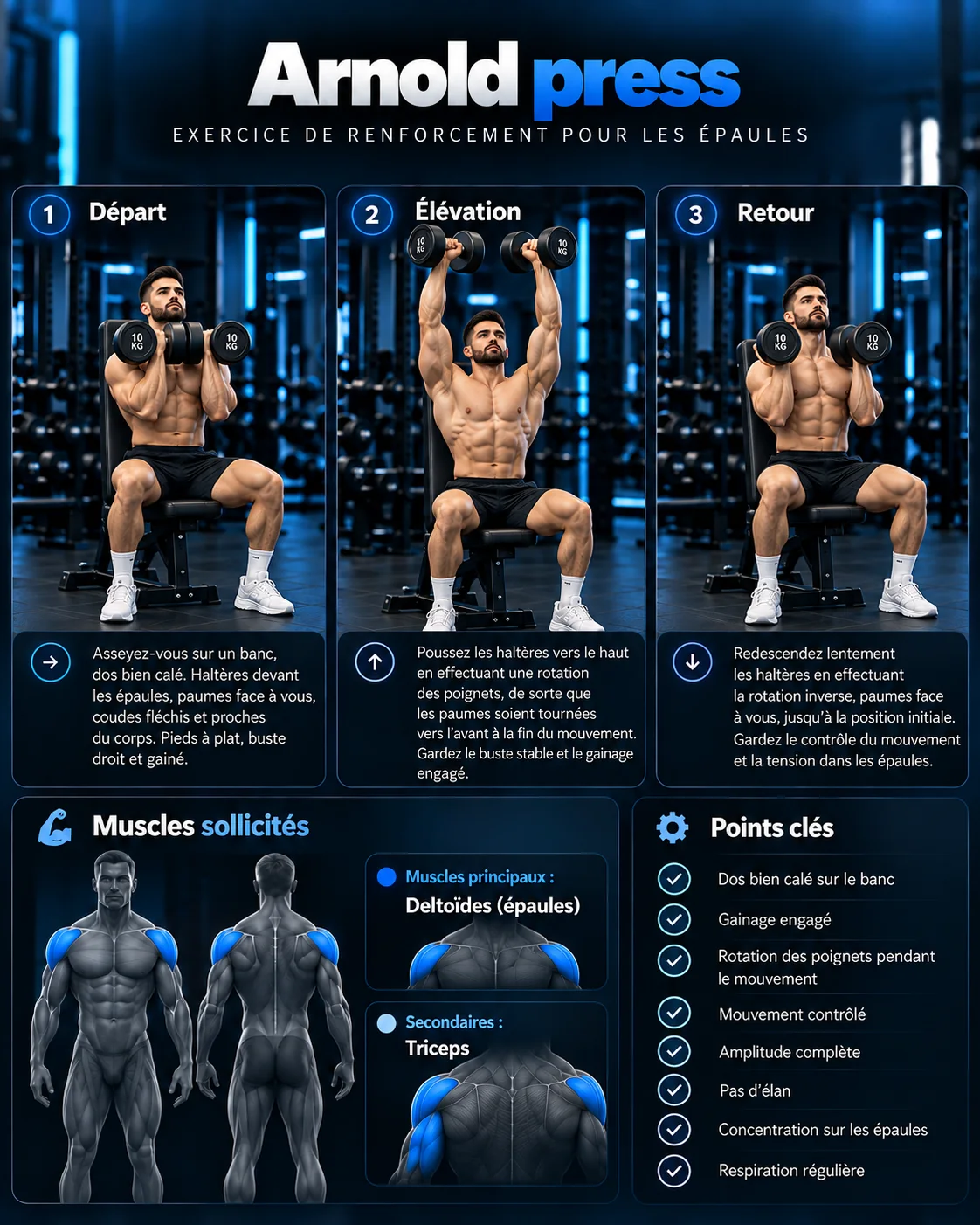 Guide visuel de l’Arnold press