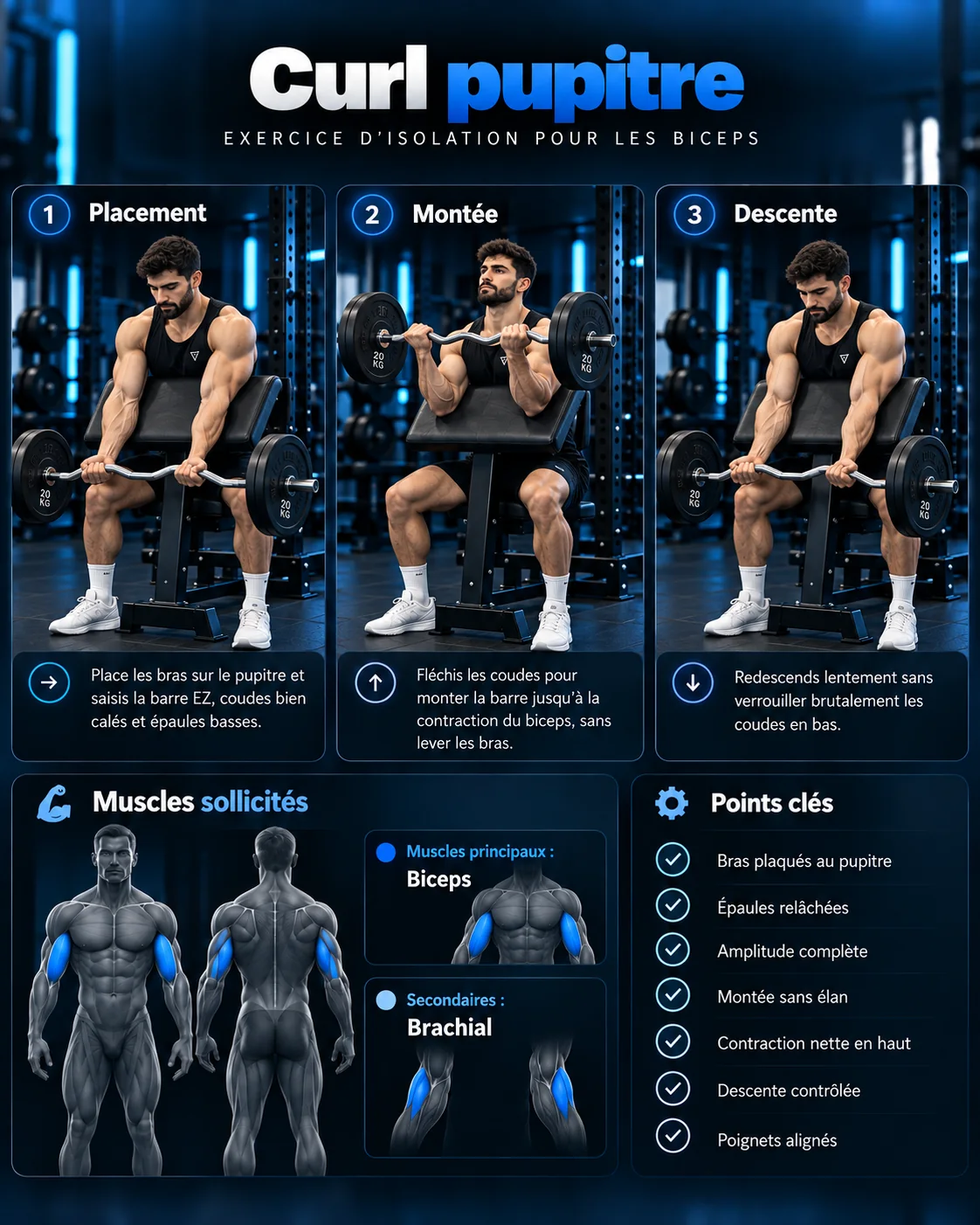 Guide visuel : Curl pupitre