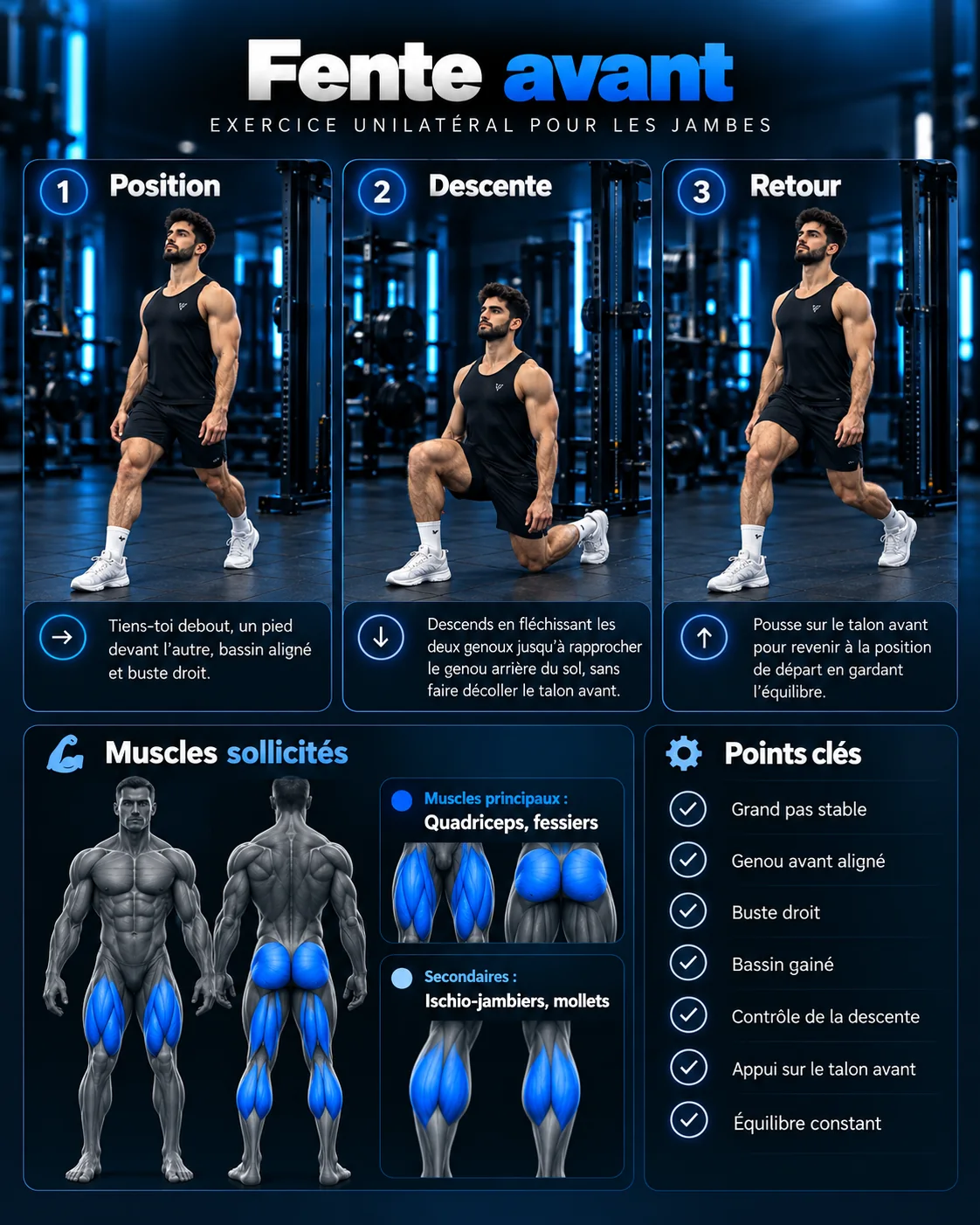 Guide visuel : Fente avant