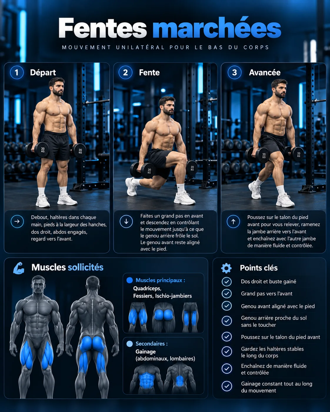 Guide visuel des fentes marchées