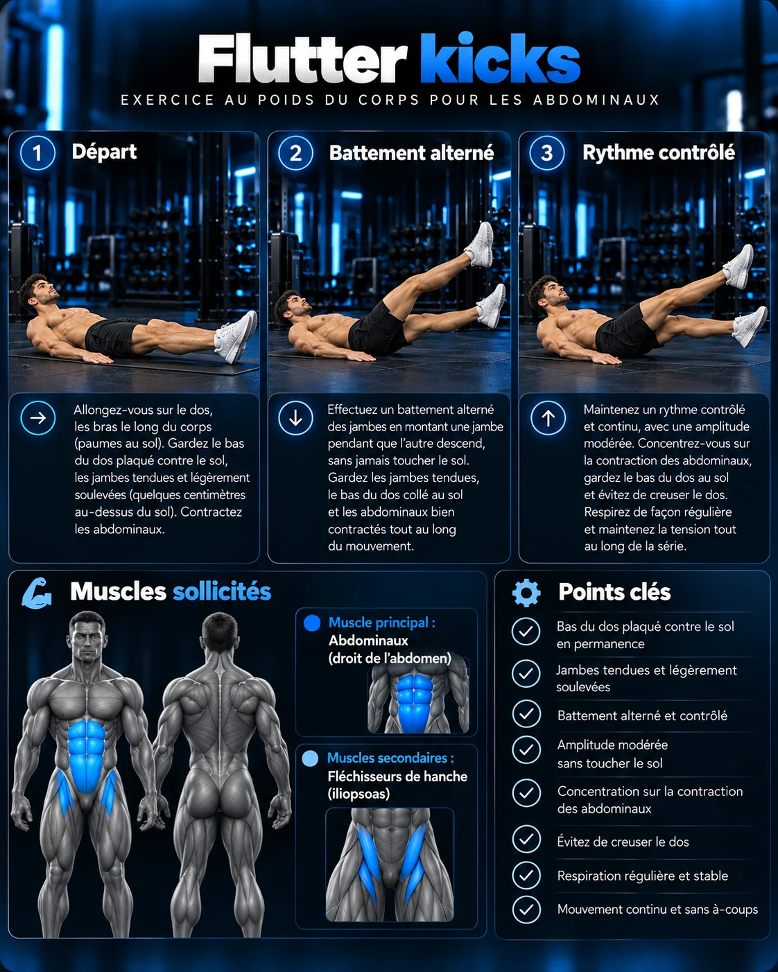 Guide visuel : Heel taps