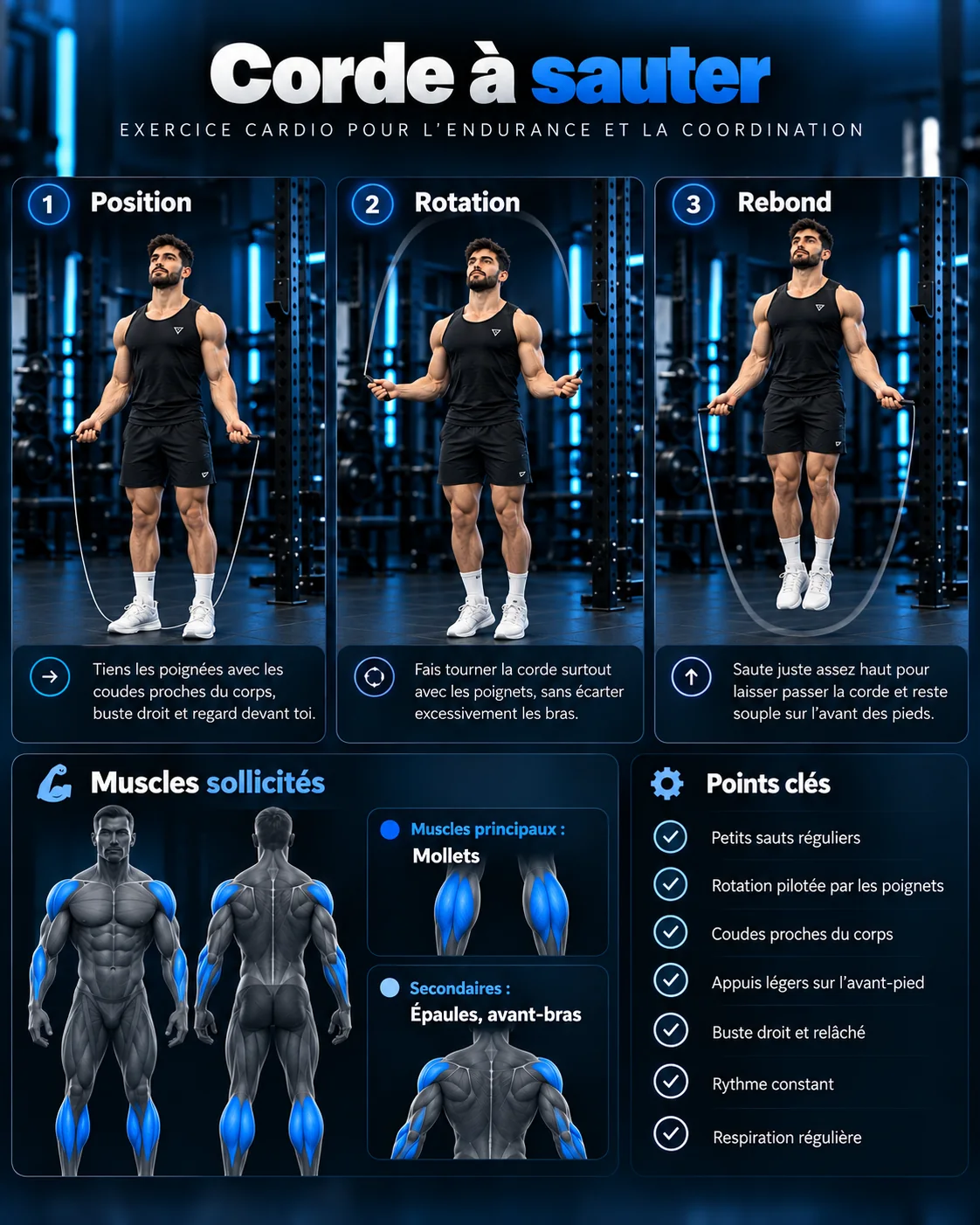 Guide visuel : Corde à sauter