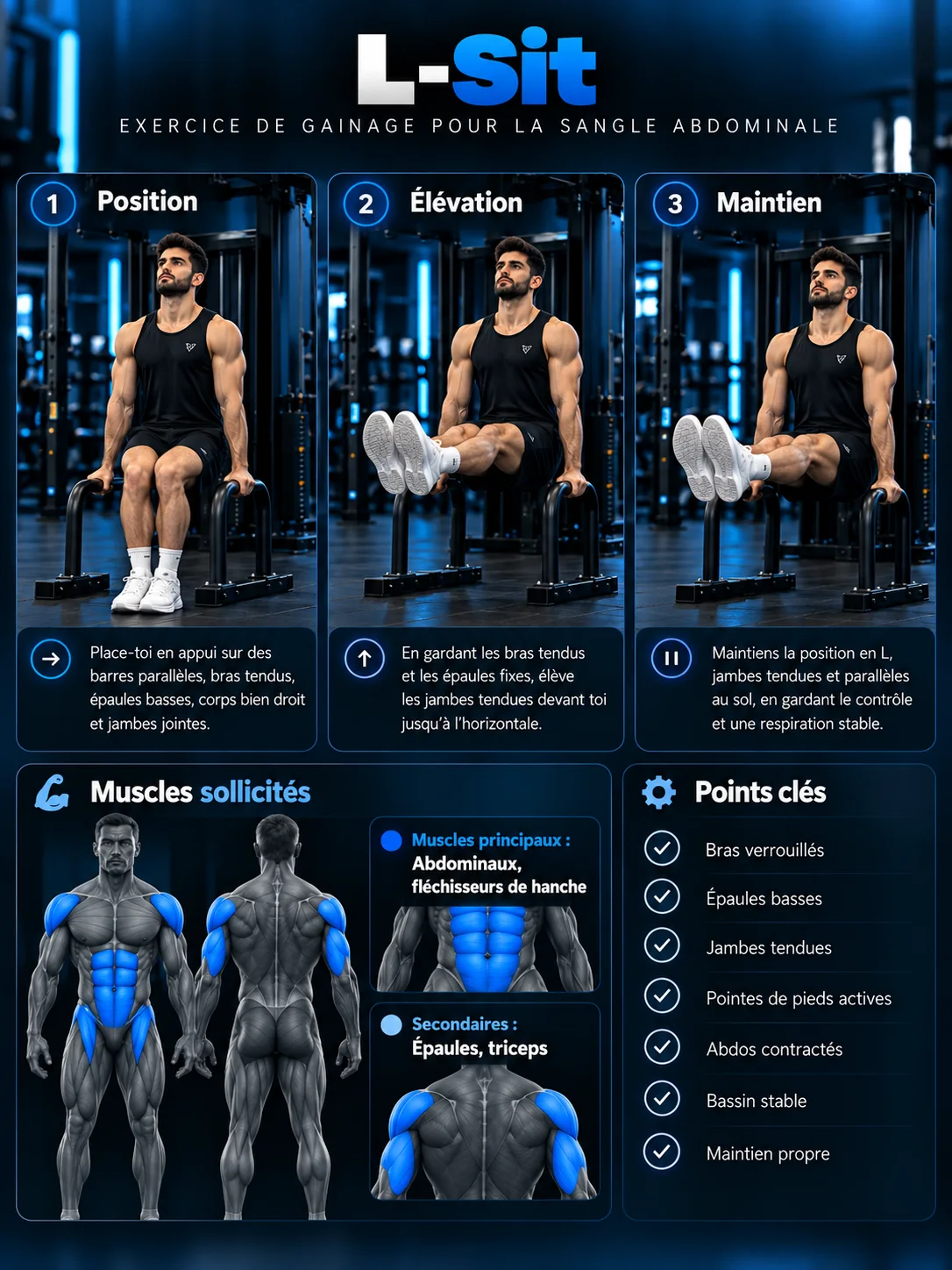 Guide visuel : L-sit