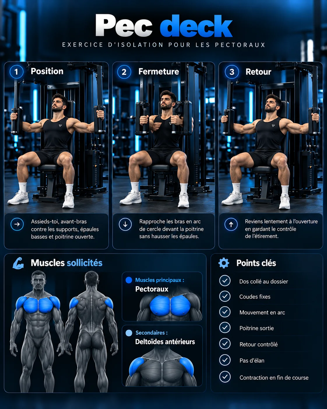 Guide visuel : Pec deck