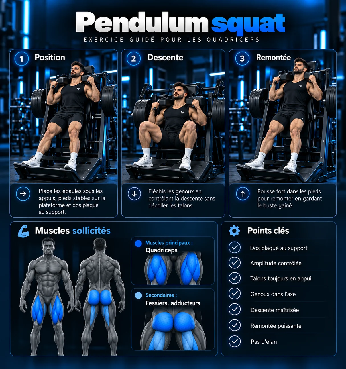 Guide visuel : Pendulum squat