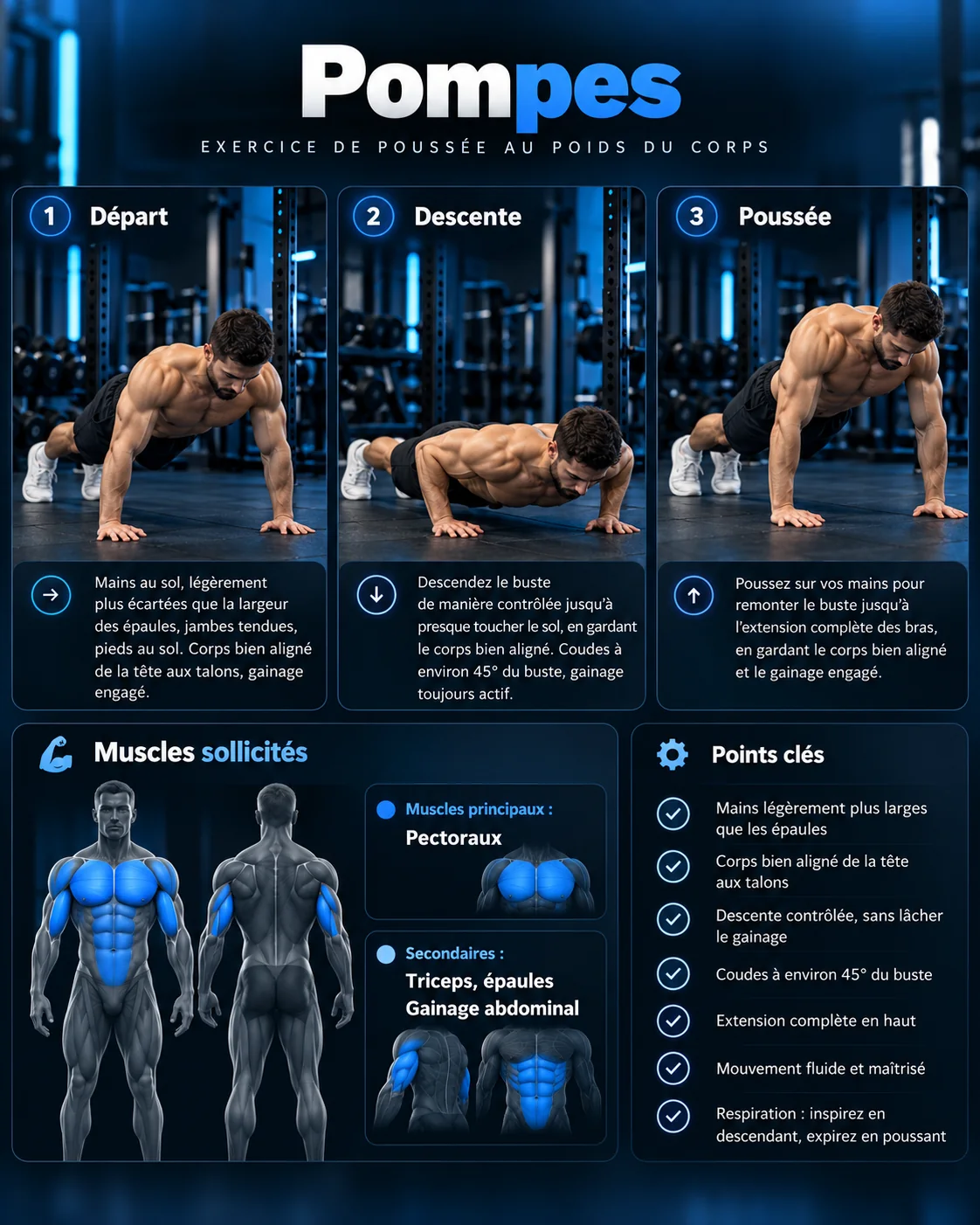 Guide visuel des pompes