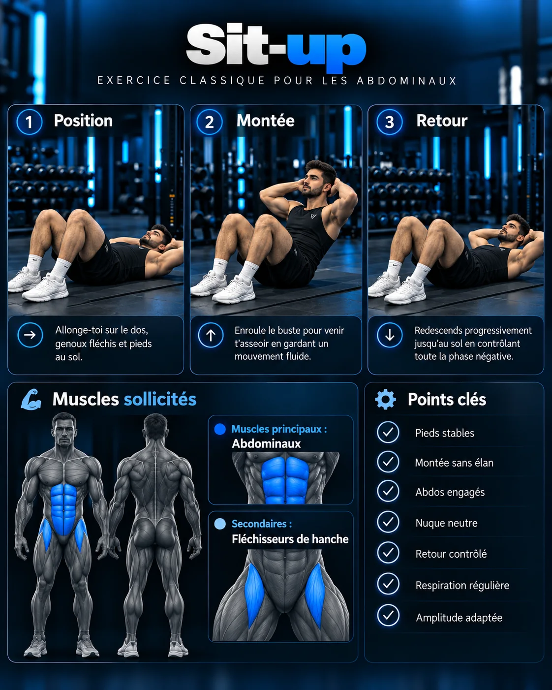 Guide visuel : Sit-up