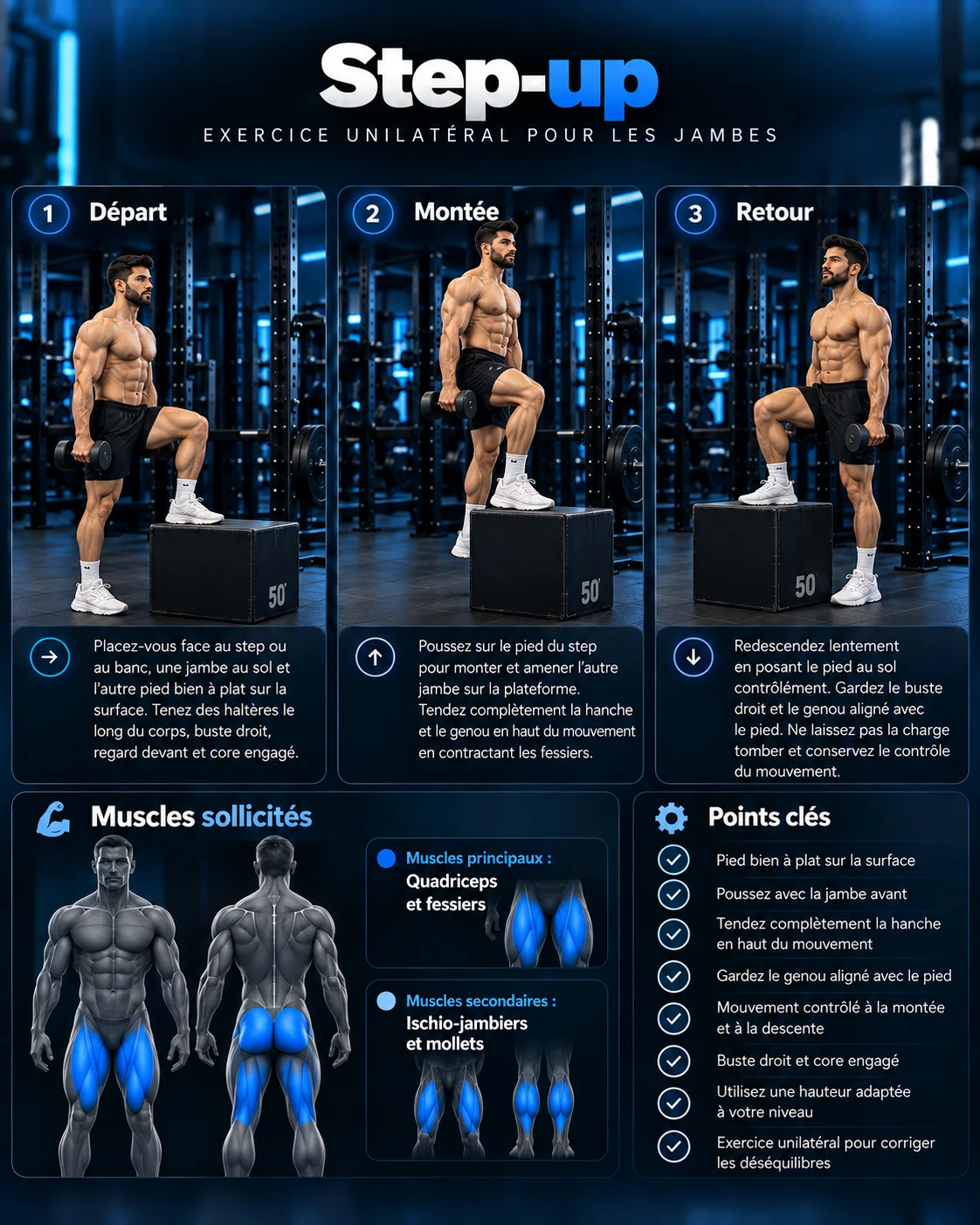 Guide visuel du step-up