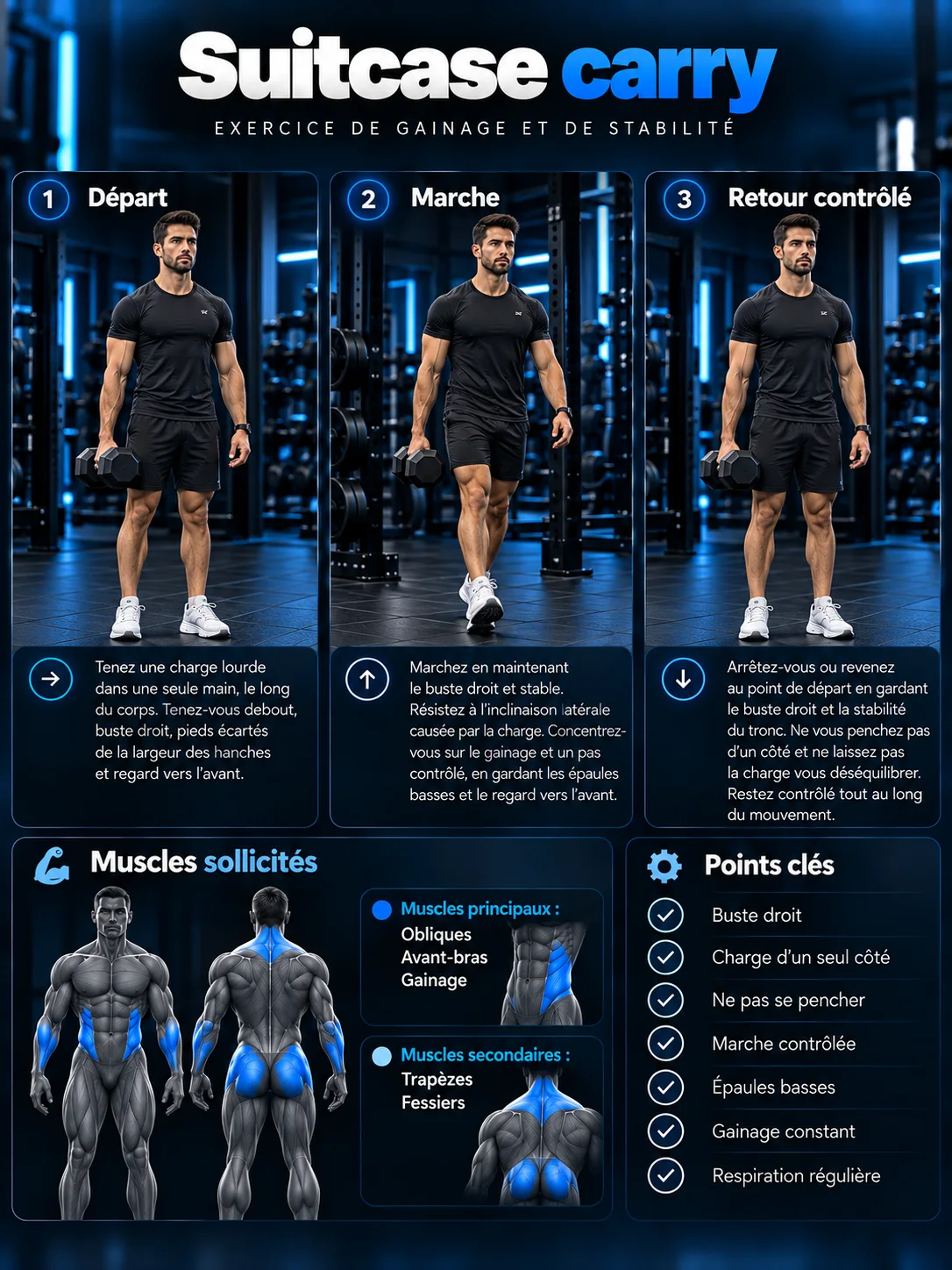 Guide visuel du suitcase carry