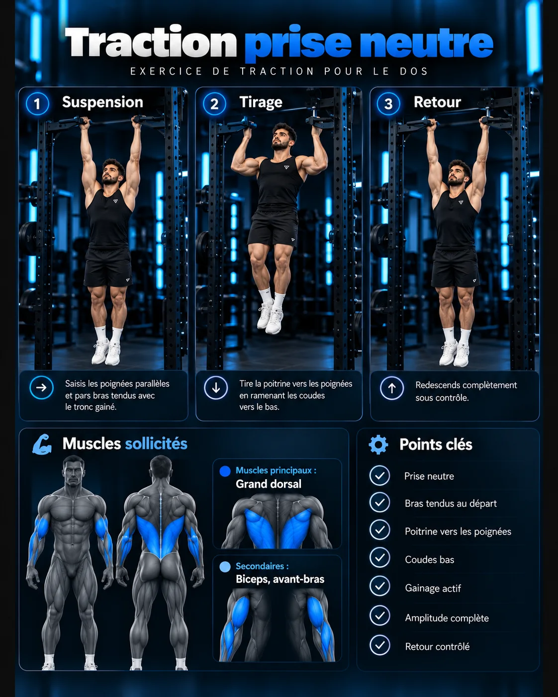 Guide visuel : Traction prise neutre