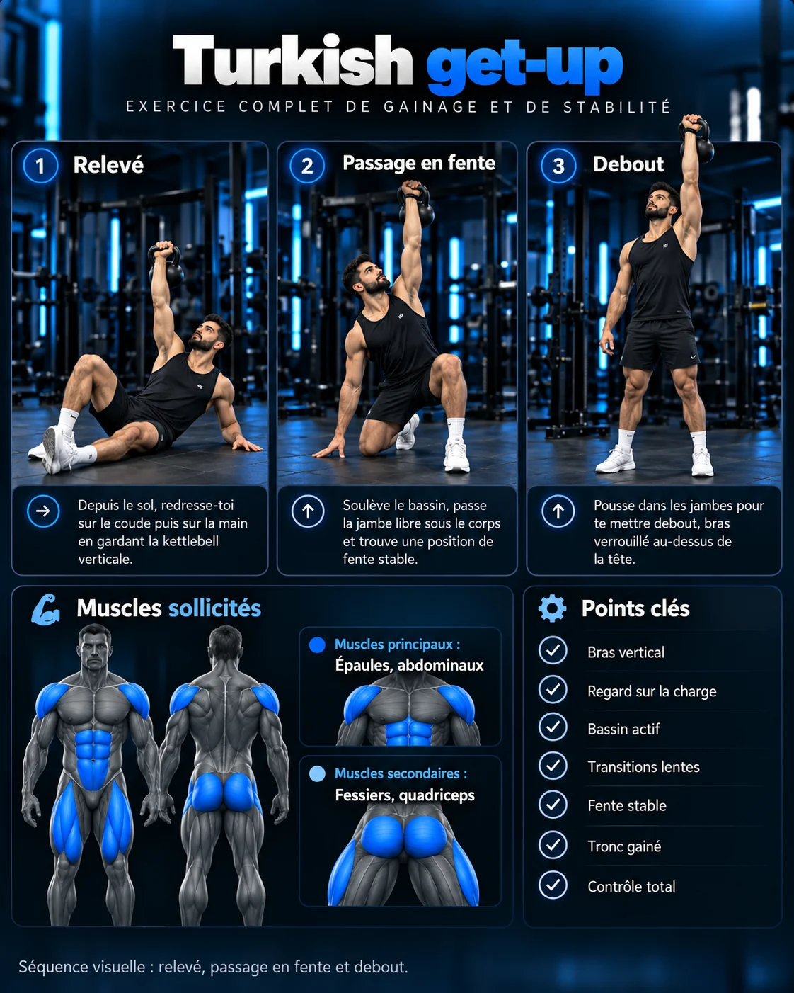 Guide visuel : Turkish get-up