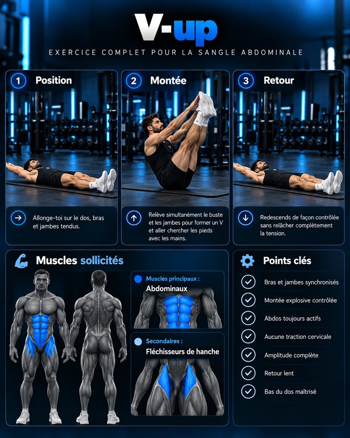 Guide visuel : V-up